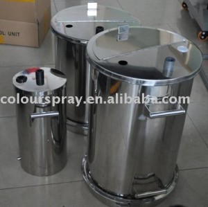 different type powder container