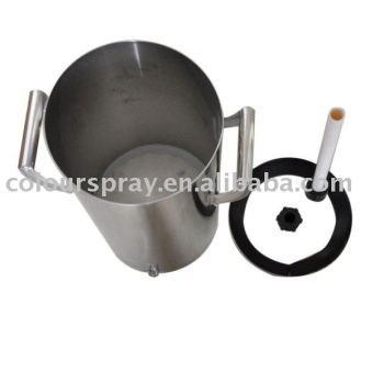 10lb Stainless steel fluidizing Powder hopper used for powder coating machine