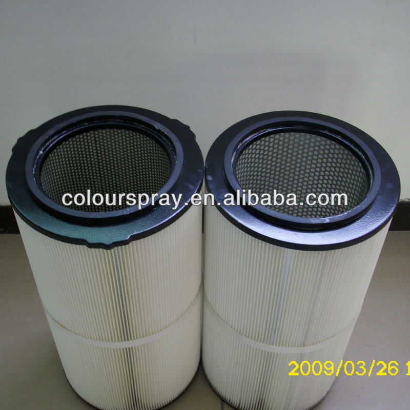 powder coating Spray Booth Recycling Filter Rotary wing