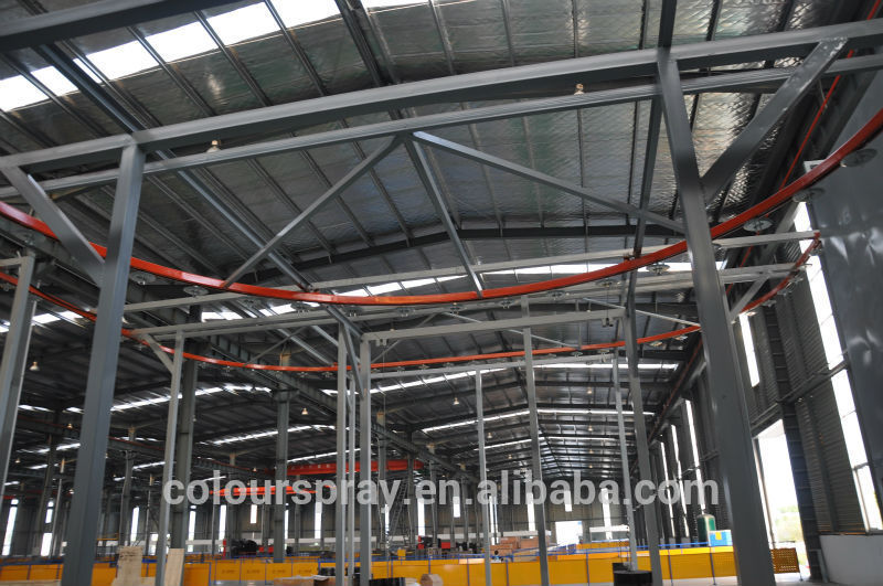 powder coating line Conveyor chains Crawler load limit driving seat