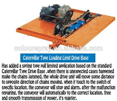 powder coating line Conveyor chains Crawler load limit driving seat