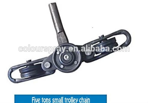 powder coating line small trolley hanging chain