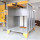 cartridge-filter Manual Powder coating spray booth for coating wheels and cycle frames