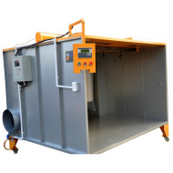 cartridge-filter Manual Powder coating spray booth