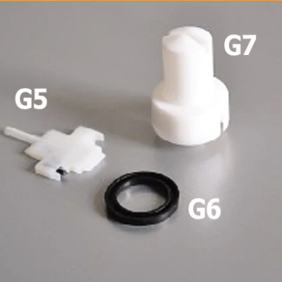 Automatic Powder Gun flat jet nozzle set 319 350