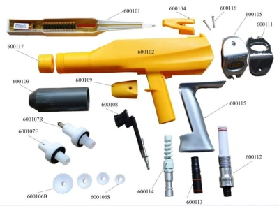 Manual powder coating gun