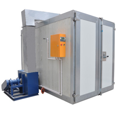 Electrostatic powder coating drying oven