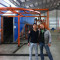 automatic powder coating plant for guardrail or fence