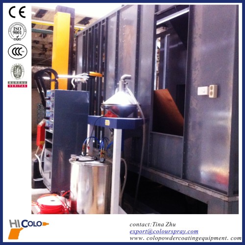 automatic powder coating plant for aluminium profile