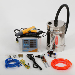 Digital valve small powder coating equipment with 12.5L hopper