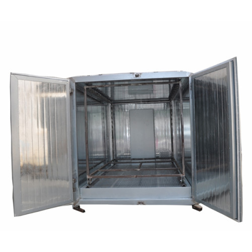 Gas powder coating curing oven