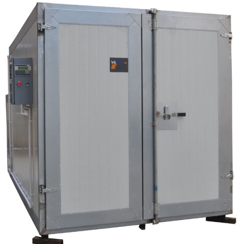Gas powder coating curing oven