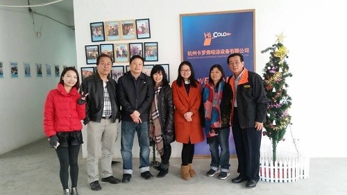 Клиенты из Малайзии посетить наш завод