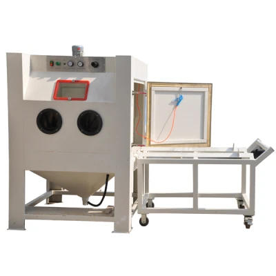 Turntable Sand blasting machine
