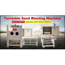 Colo1212FTA turntable sand blasting machine