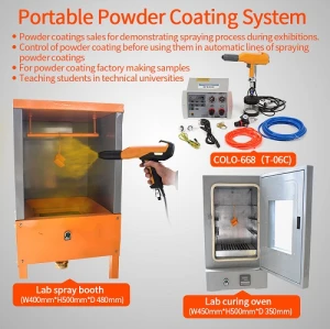 Small Production Manual Powder Coating System