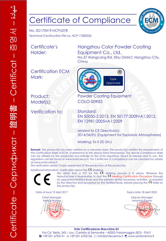 Certificate of Compliance