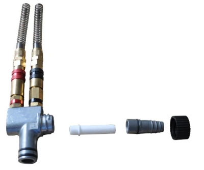 Plug-in powder injector for organic powders 391 530