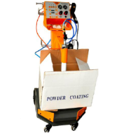 Box feeder Vibrating powder spraying equipment with vibrator