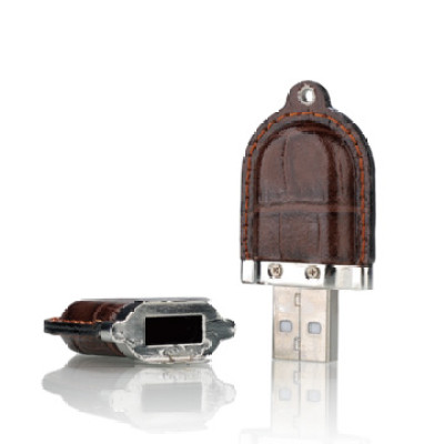 Leather wholesale usb flash drive+cwc-06-003