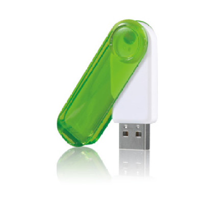 green swivel usb flash drive