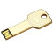 8GB Gold key Usb Flash Memory stick