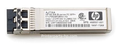 AJ716A HP 8GB SHORTWAVE B-SERIES FC SFP+ 468507-001