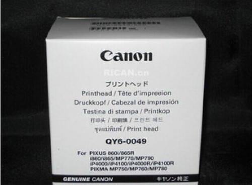 QY6-0049 New Genuine Canon I865/IP4000/MP760/MP780 Print Head