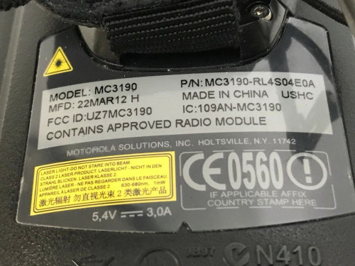 MC3190-RL4S04E0A For Motorola Symbol MC3190 1D Laser 48 Keys Windows CE 6.0 WiFi 256MB RAM/1GB Barcode Scanner