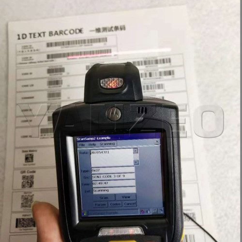 For Motorola Symbol MC3190 MC3190-RL3S04E0A 1D Laser 38 Keys Computer Warehouse Logistics Barcode Scanner Win CE 6.0 256M 1GRAM