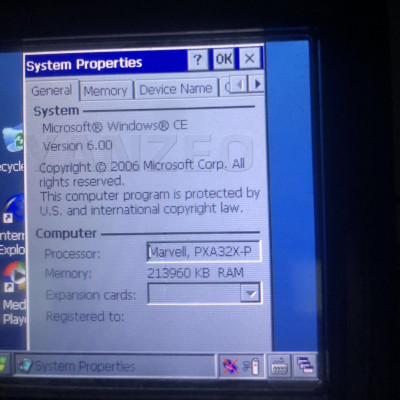 For Motorola Symbol MC3190 MC3190-RL3S04E0A 1D Laser 38 Keys Computer Warehouse Logistics Barcode Scanner Win CE 6.0 256M 1GRAM
