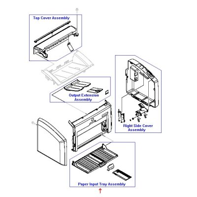 RM1-6901-000CN HP1536dnf Paper Pick-up Tray ASS'Y
