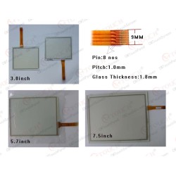 Glc150-mm01-eng panel táctil/panel táctil glc150-mm01-eng lt ( glc150 ) serie 5.7"