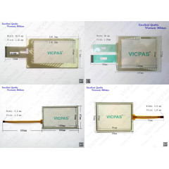 Touch digitizer glass and switch keypad manbrane for 6AV6647-0AD11-3AX0 KTP600 PN
