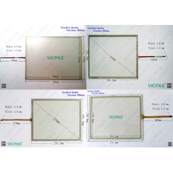 Touch glass digitizer membrane panel screen for 6AV6643-0CB01-1AX5 MP277-8"