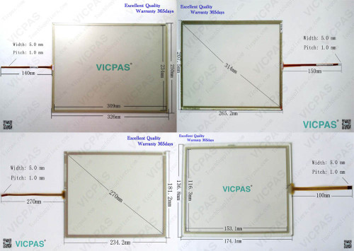 Touch glass digitizer membrane panel screen for 6AV6643-0CB01-1AX5 MP277-8"