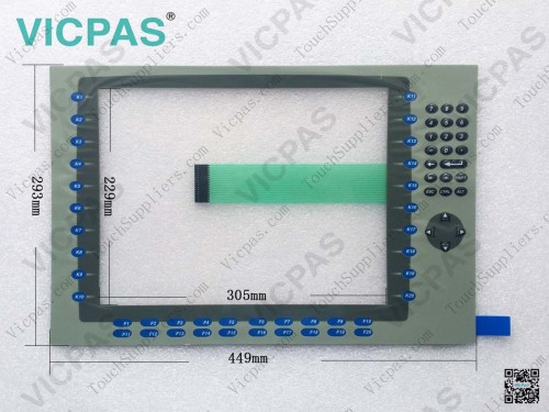 Allen-Bradley 2711P-B15C6A7 Touch screen / Membrane keypad replacement
