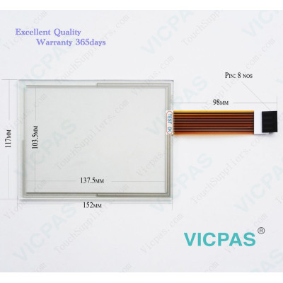 Allen-Bradley 2711P-B7C6A7 Touch screen / Membrane keypad replacement