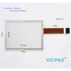 Touch Screen Panel Membrane Glass for Allen-Bradley 2711p-B7c15A1 / 2711p-B7c15A2 / 2711p-B7c15b1 / 2711p-B7c15b2