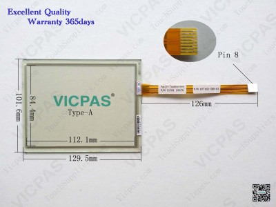 Touch Screen Panel Membrane Glass for Allen-Bradley 2711p-T6c1a / 2711p-T6c1d / 2711p-T6c3a / 2711p-T6c3d