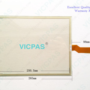 Touch Screen Panel Membrane Glass for 2711P-B12C4D8 / 2711P-B12C4A8 / 2711P-T12C4D8 / 2711P-T12C4A8 / 2711P-T12C4D8K