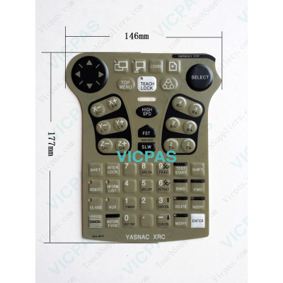 Membrane keyboard switch keypad for Yaskawa JZRCR-NPP01B-1 robot pendant