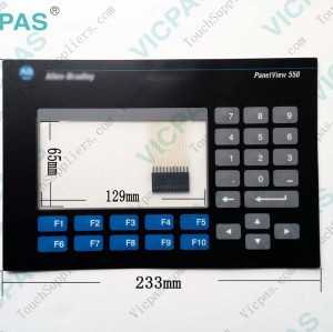 Membrane Keypad Keyboard Switch for Allen-Bradley 2711-K6c1 / 2711-K6c8 / 2711-K6c10 / 2711-K6c12