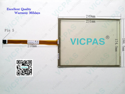 5 Wire Resistive Touch Screen Panel SCN-1510-5W-TFT