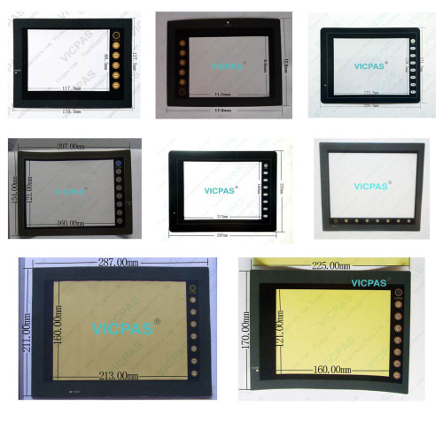 Touch digitizer panel screen membrane for Hakko V710C