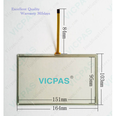 Touch screen AMT10582 1058200A 134801144 for Delta DOP-B07S411.