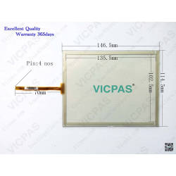 NKK-SWITCH FTAS00-57AS4 TOUCH SCRN 4-WIRE 5.7" Touch screen panel membrane glass