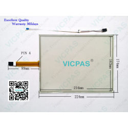 For Newhaven-Display TS-TFT3.5Z Touch Panel screen membrane 140X1.4.0 TFT