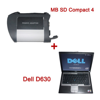 MB SD Connect Compact 4 Star Diagnosis 2014.12V Plus Dell D630 Laptop