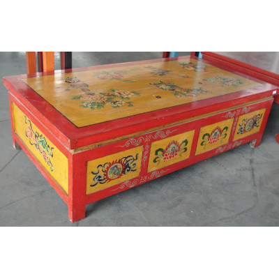 painted furniture coffee table